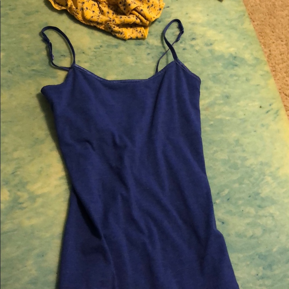 Blue tank top